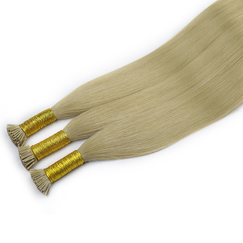 Wholesale Italian Keratin Glue Bond I Tip Hair Extensions Human Hair Remy Keratin Hair Extensions